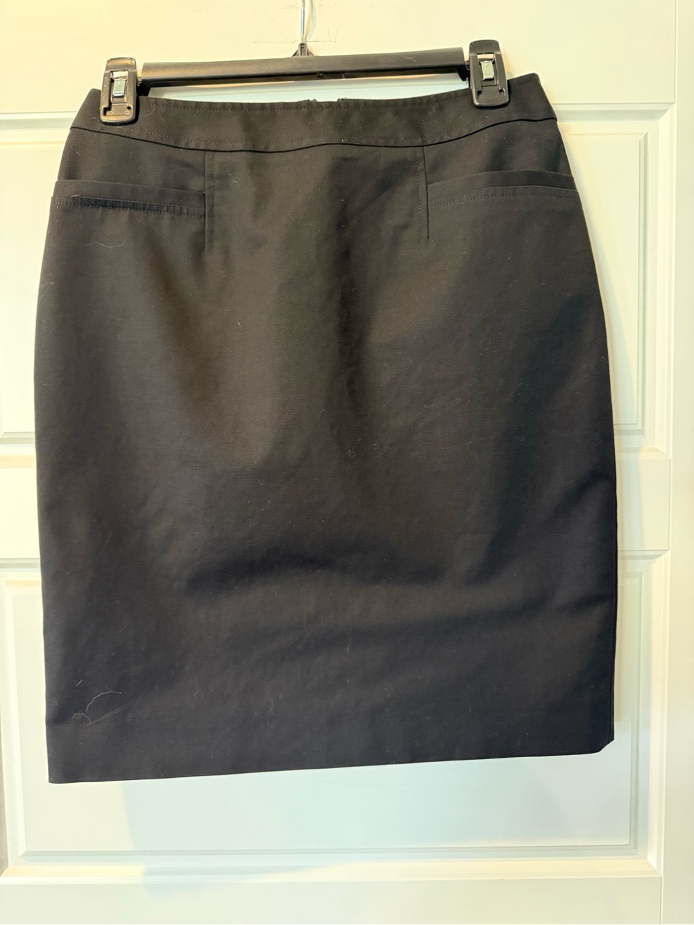 Halogen Black Pencil Skirt with Front Pockets